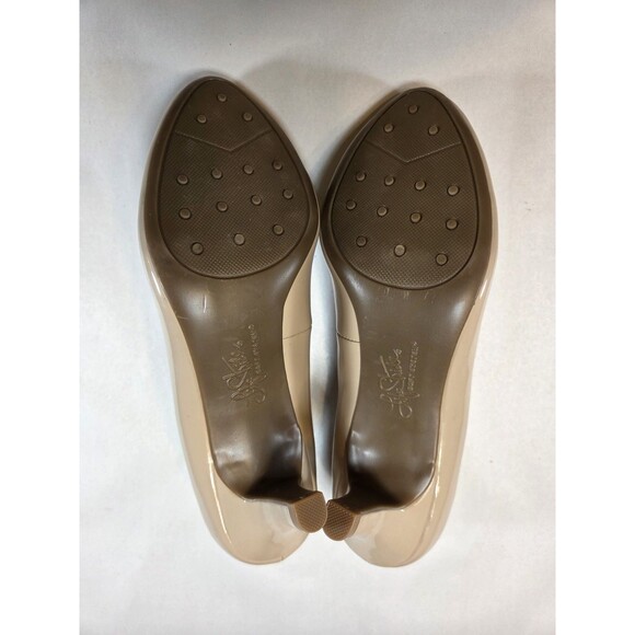 LifeStride Parigi Pumps Lot 2 Womens 9.5M Black Nude Patent Heels Career Bundle - Picture 10 of 13